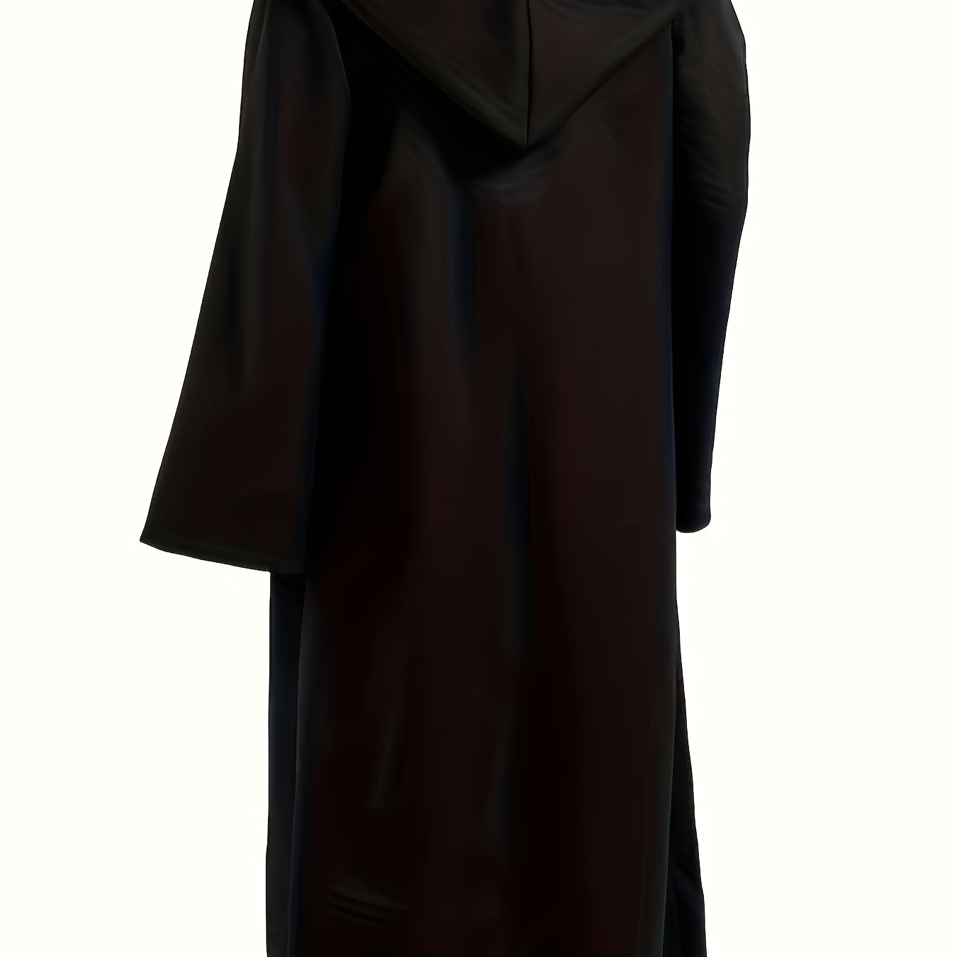 TEMU Medieval Hooded Cloak Cape With Drawstring Hood - Adjustable Wizard Robe Suitable For Cosplay Costumes, Renaissance Fairs, Themed Parties -