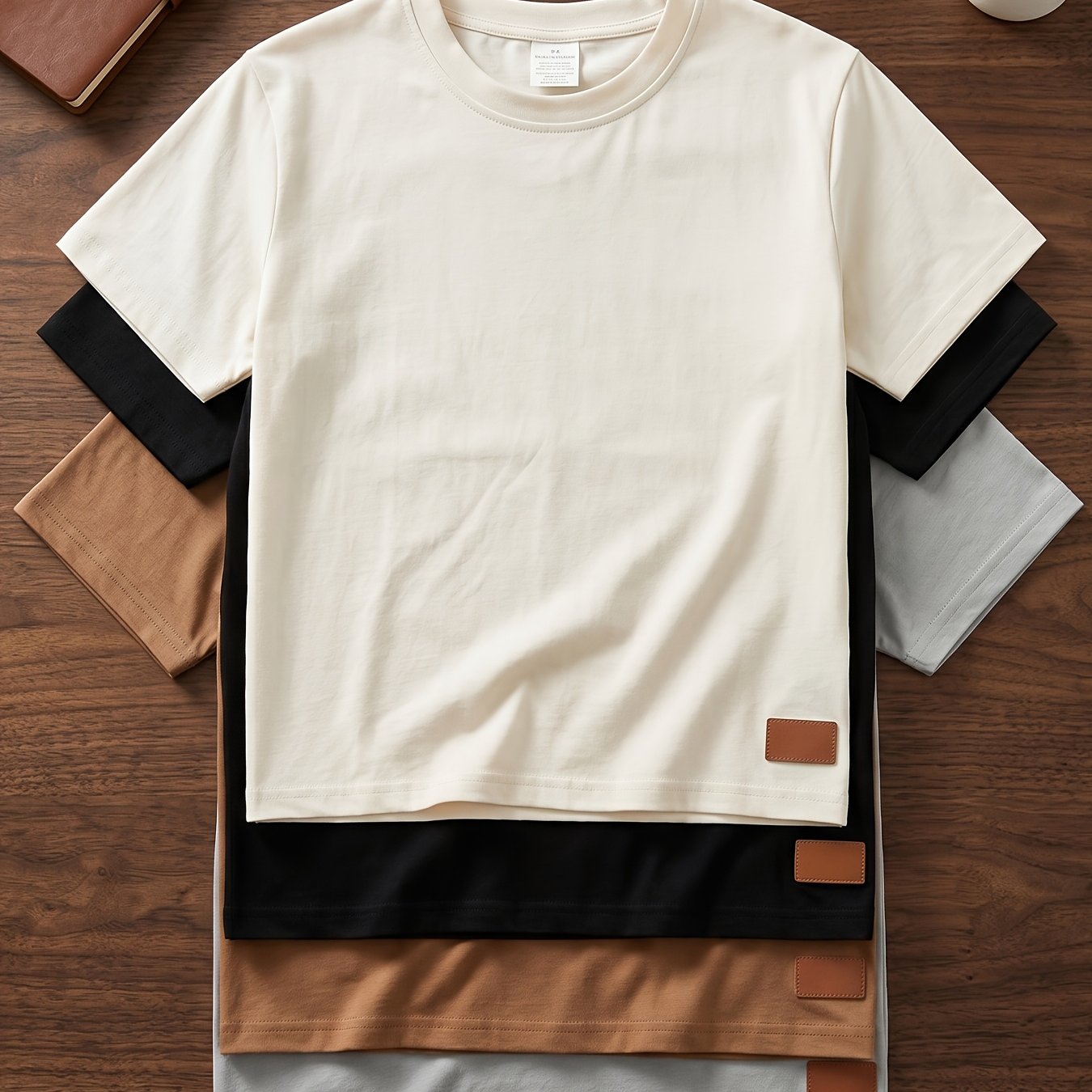 TEMU 4-pc Boys' Summer Casual Sports T-shirts, Quick-dry Casual Short-sleeve Athletic Tees, Boys' T-shirt Tops, Casual Sportswear, Suitable As Gifts