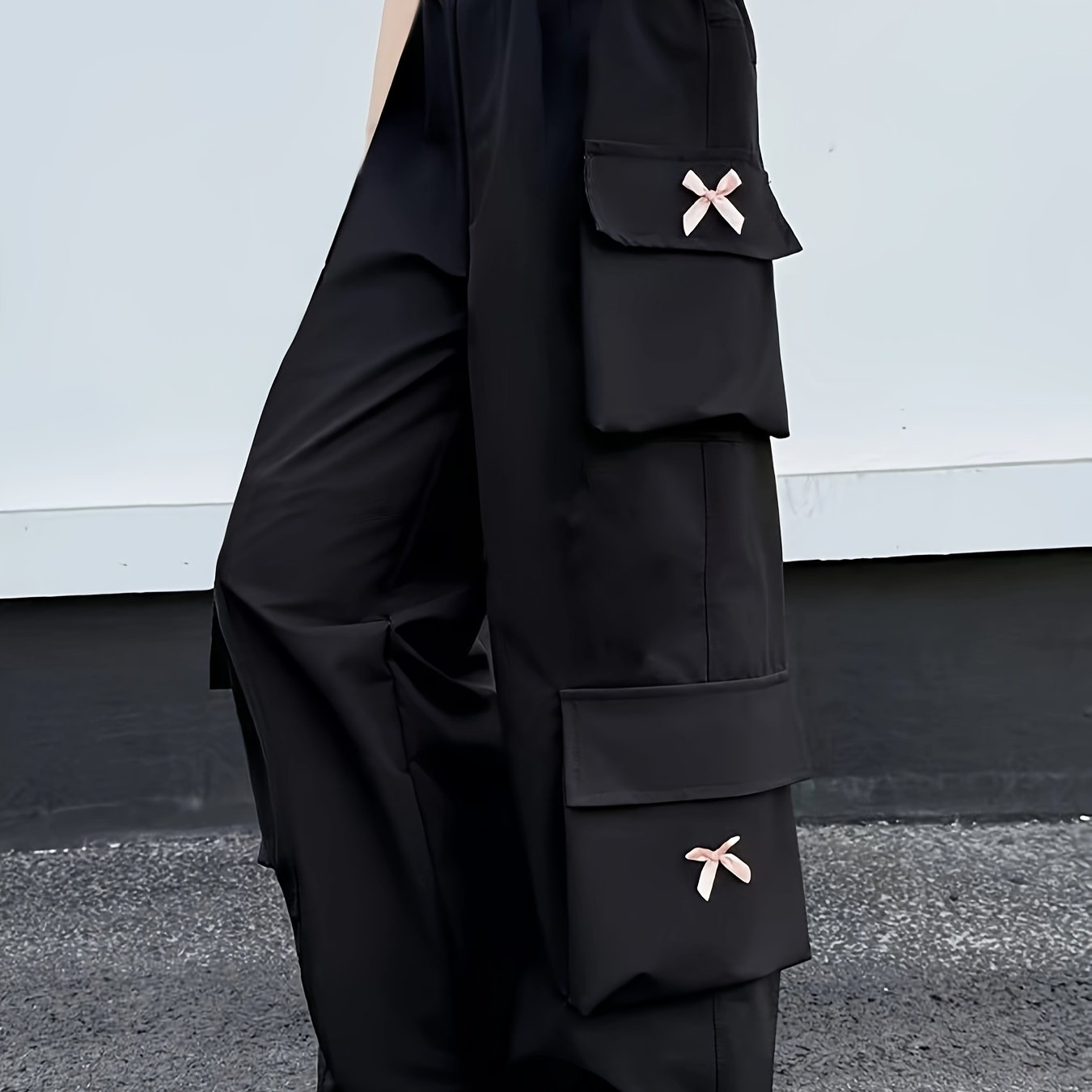 Y2k Girls' Loose And Fashionable Workwear Pants, Are Fashionable For Girls In The Back-to- And Outdoor Activities, With Practical Large Pockets And On The Side, Suitable For Outdoor Wear In Autumn And