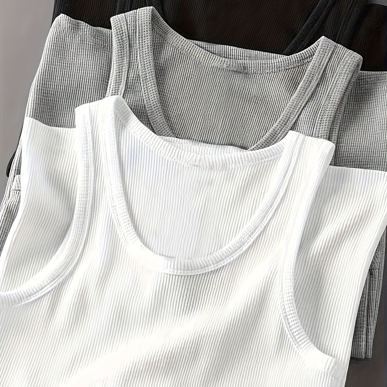 Men' Color Vests 3pcs Set, Lightweight Summer Vest For Men