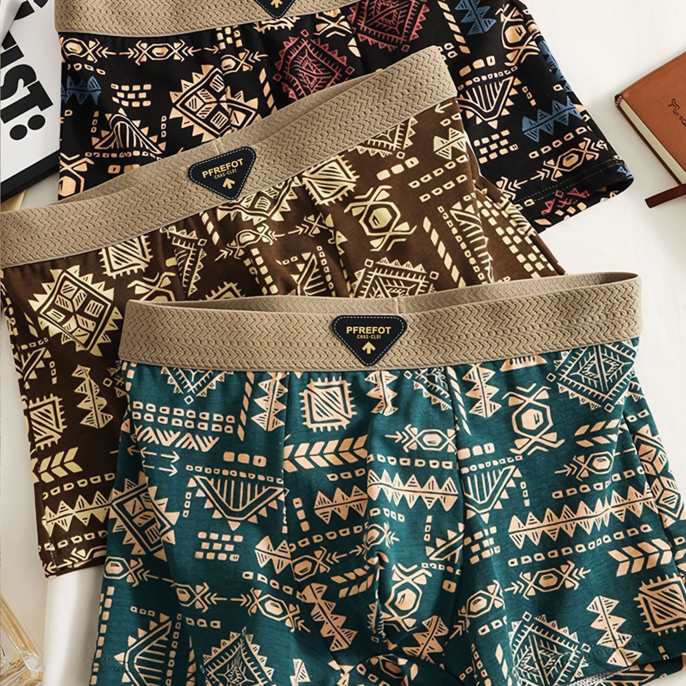 Image of 9pcs Breathable Soft Men's Boxer Shorts, Men's Underwear, Men's Style Shorts, Elastic Comfortable, Men's Lingerie Underwear, Very Suitable For , Men's Trendy Shorts, Men' Boxer Briefs