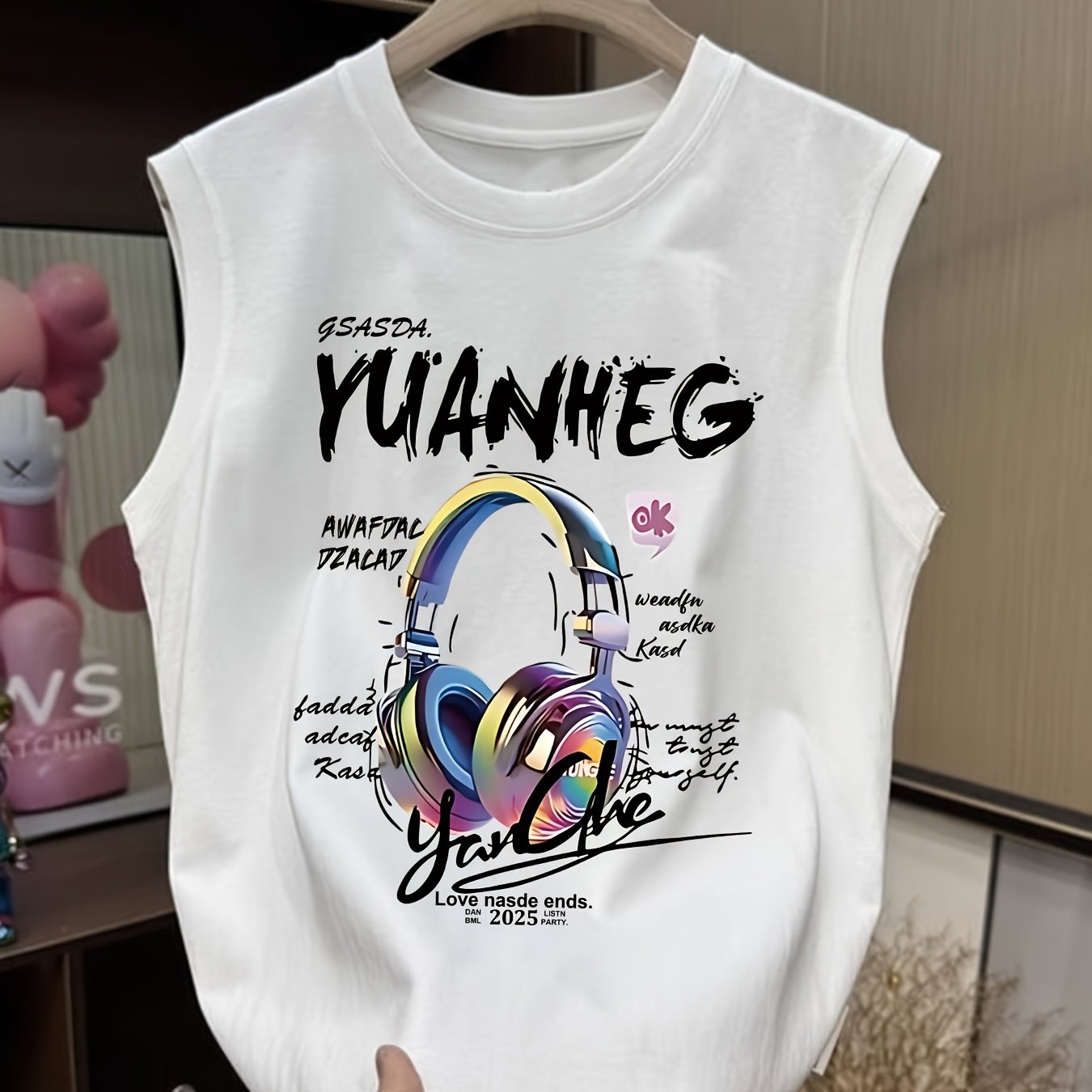 TEMU Camiseta sin versátil e para niños | top de camisero de cuello para niños de 2026 que reduce la de edad, con tejido elástico medio y geométrico