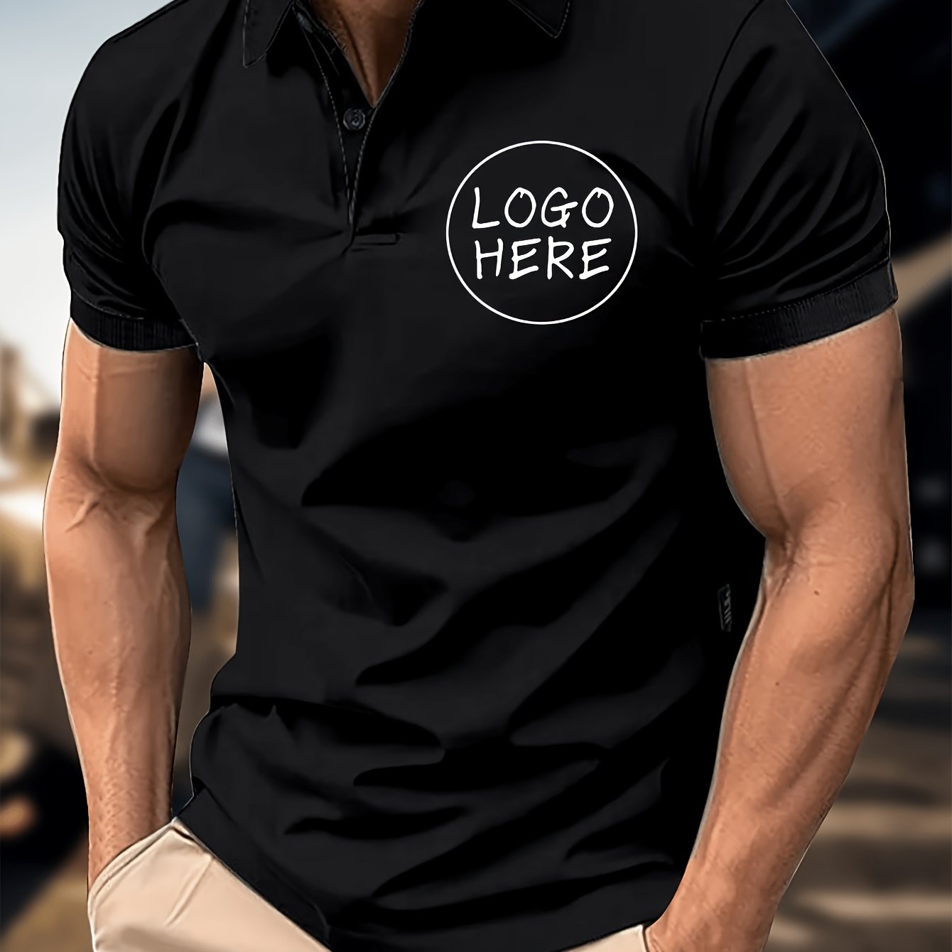 TEMU Custom Men's Shirt, Personalized Short Sleeve, Casual, Light Business, Design Your Own Pattern, Unique Gift For , Family, Pets