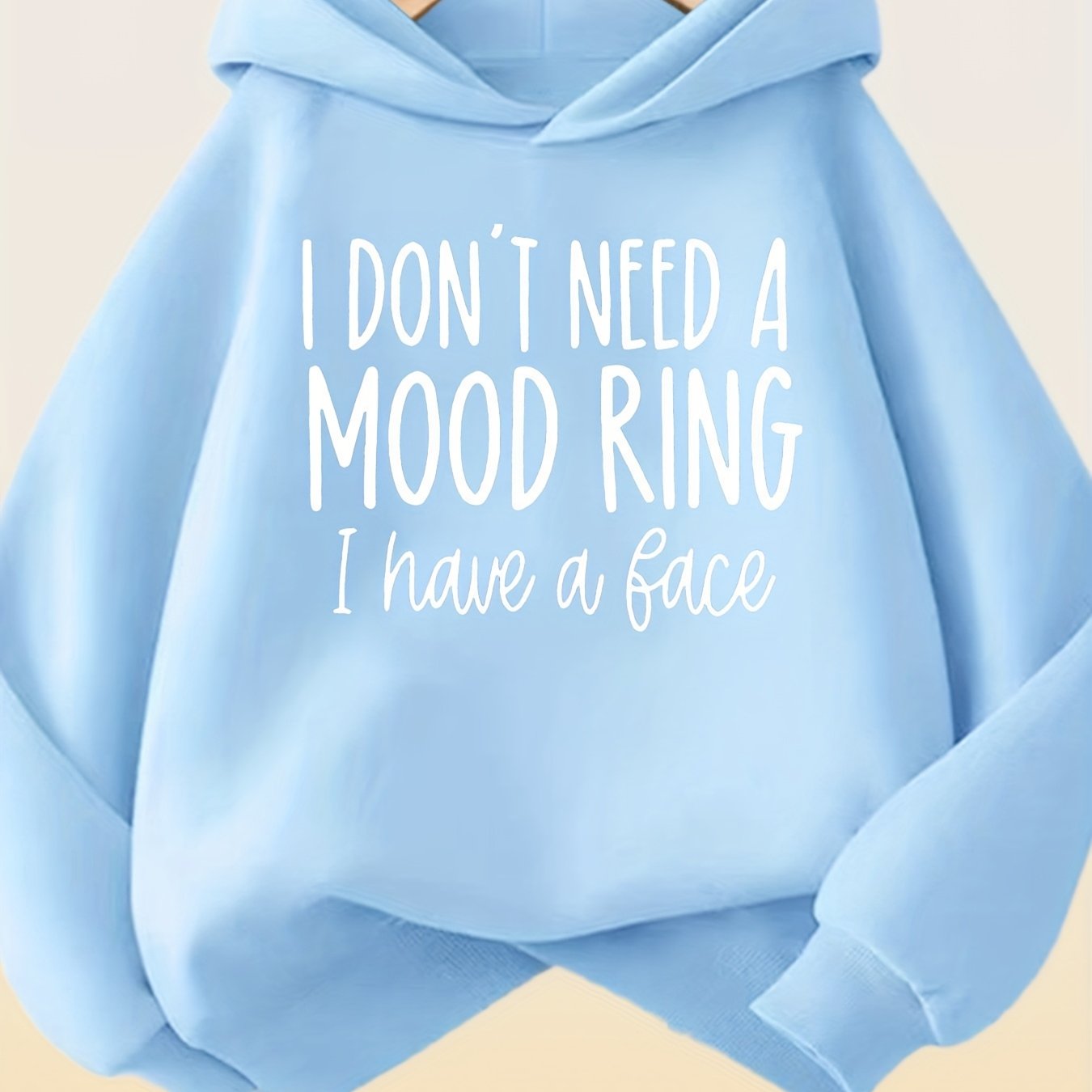 TEMU Ruepei Women's Comfortable Thickened -lined Hoodie, 100% Polyester, Machine Washable - Suitable For S And Casual Wear, Hoodie